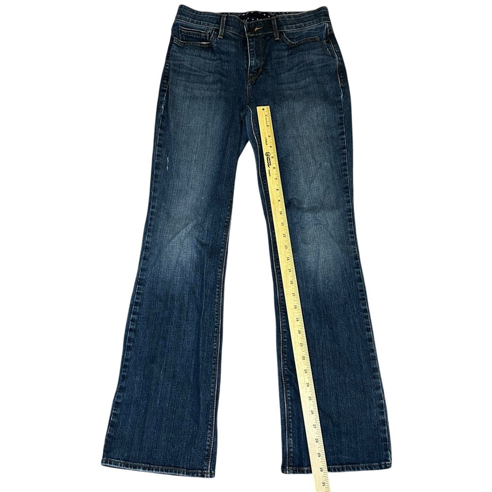 Levis 525 Womens Size 6M Blue Denim Jeans Bootcut With Back Button Pockets - Picture 3 of 8
